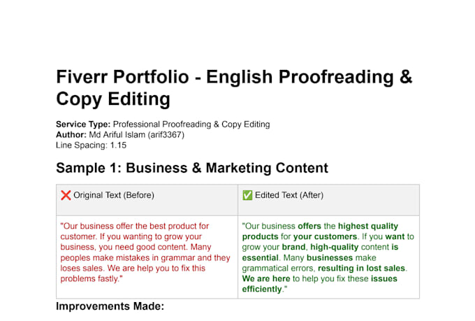 be your expert english proofreader and copy editor